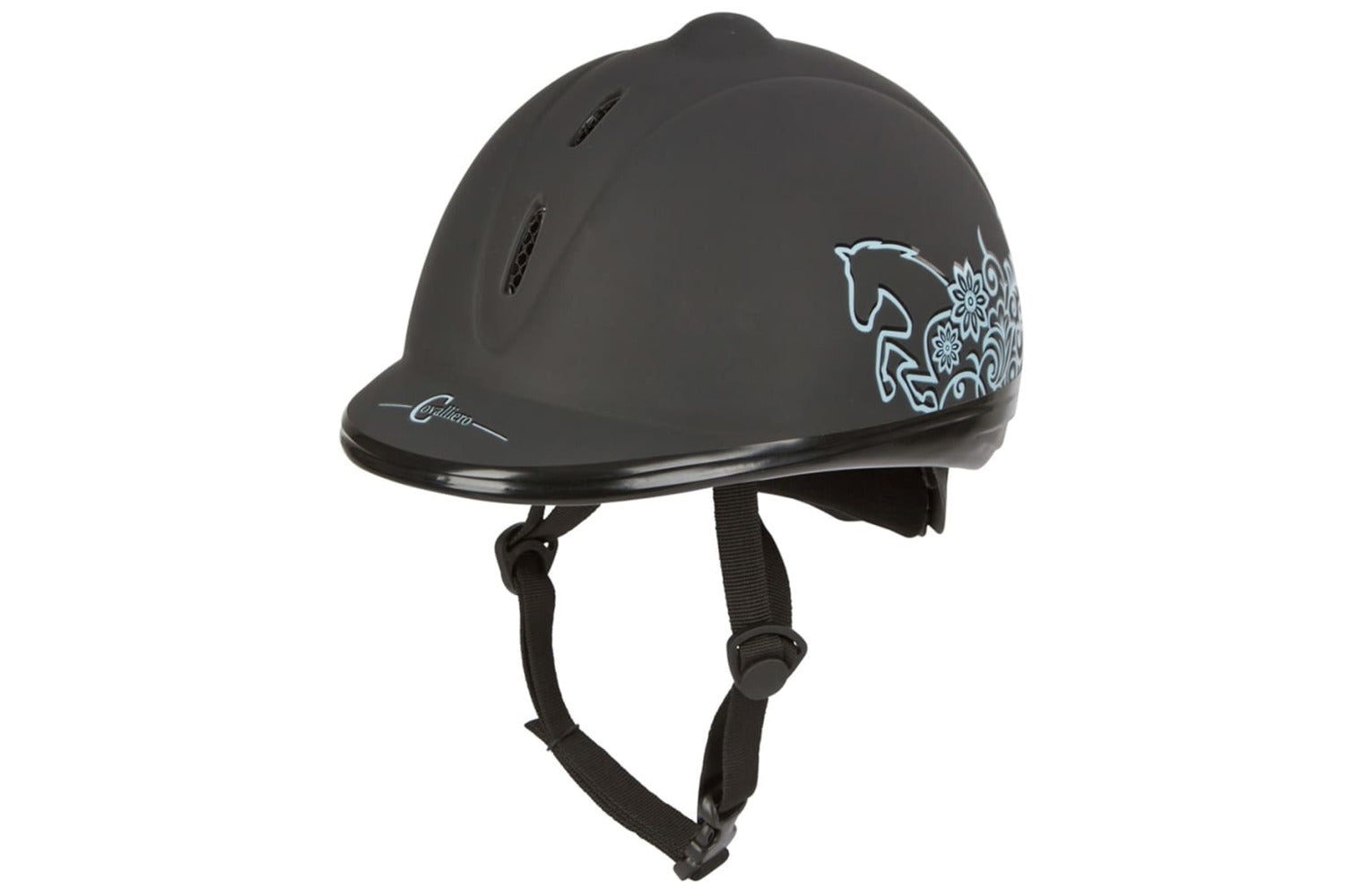 Covalliero 406492 Riding Helmet Beauty Vg1 52-55 Cm Black 328250-2