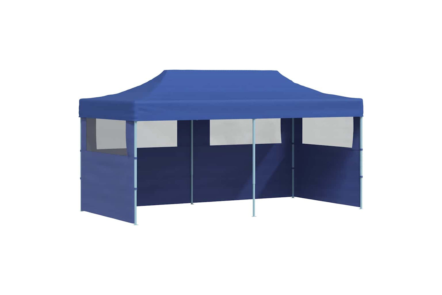Vidaxl Blue Foldable Pop-up Party Tent 3 X 6 M