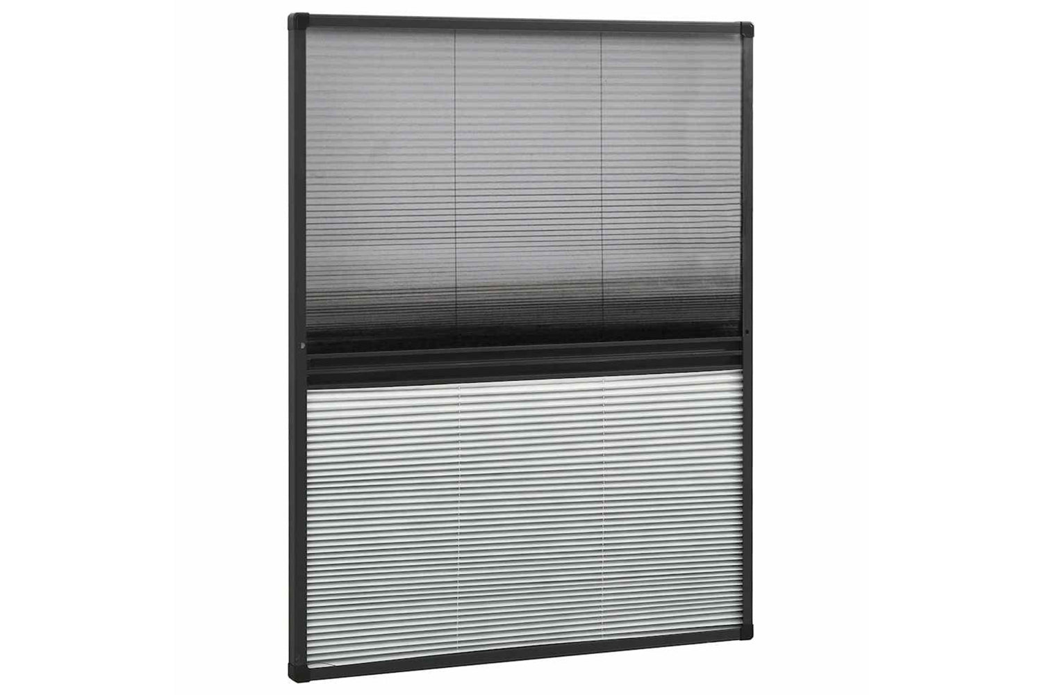 Vidaxl 148683 Plisse Insect Screen For Windows Aluminium 80x100cm With Shade