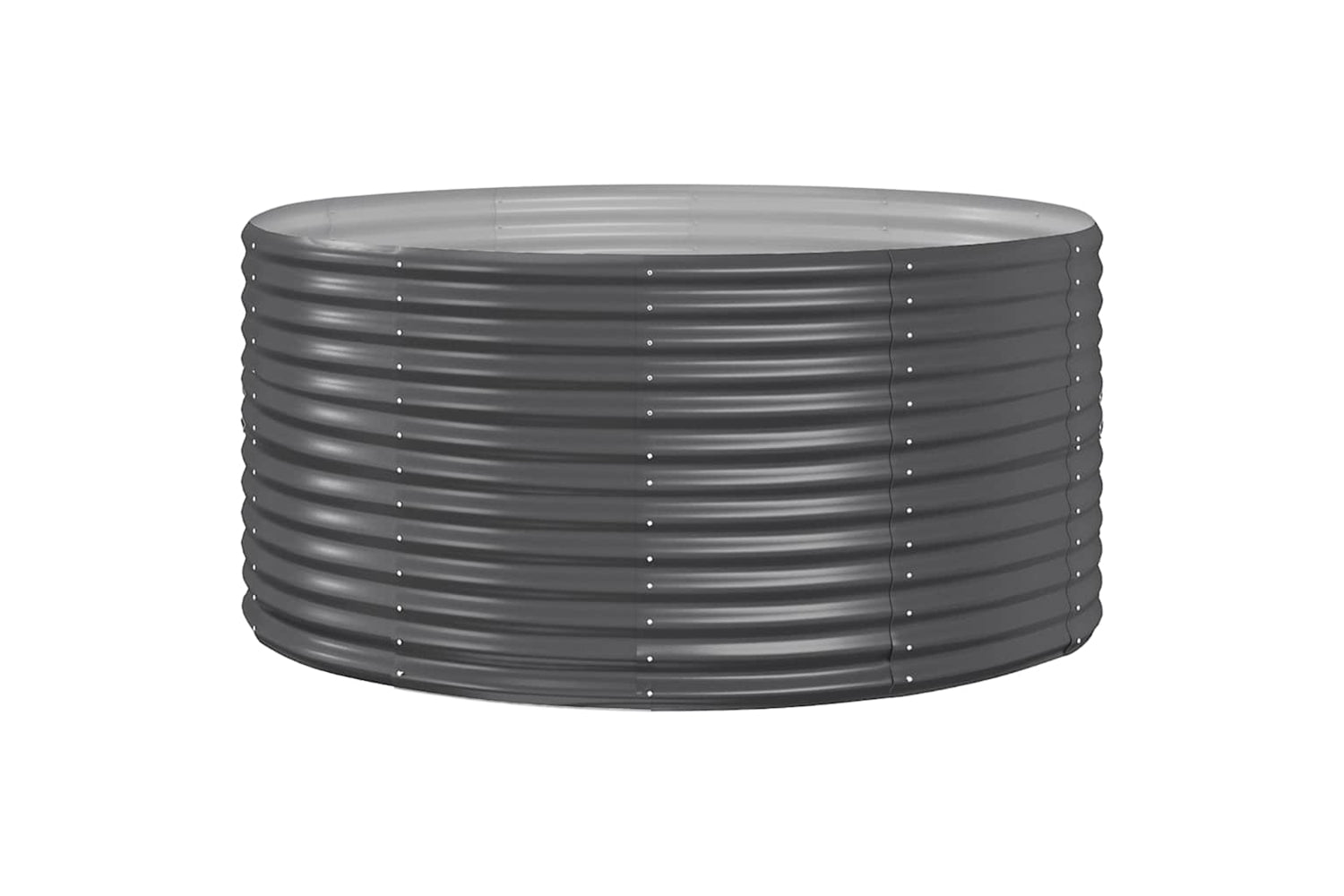 vidaXL 319091 Garden Raised Bed Anthracite 140x140x68cm Powder-coated Steel
