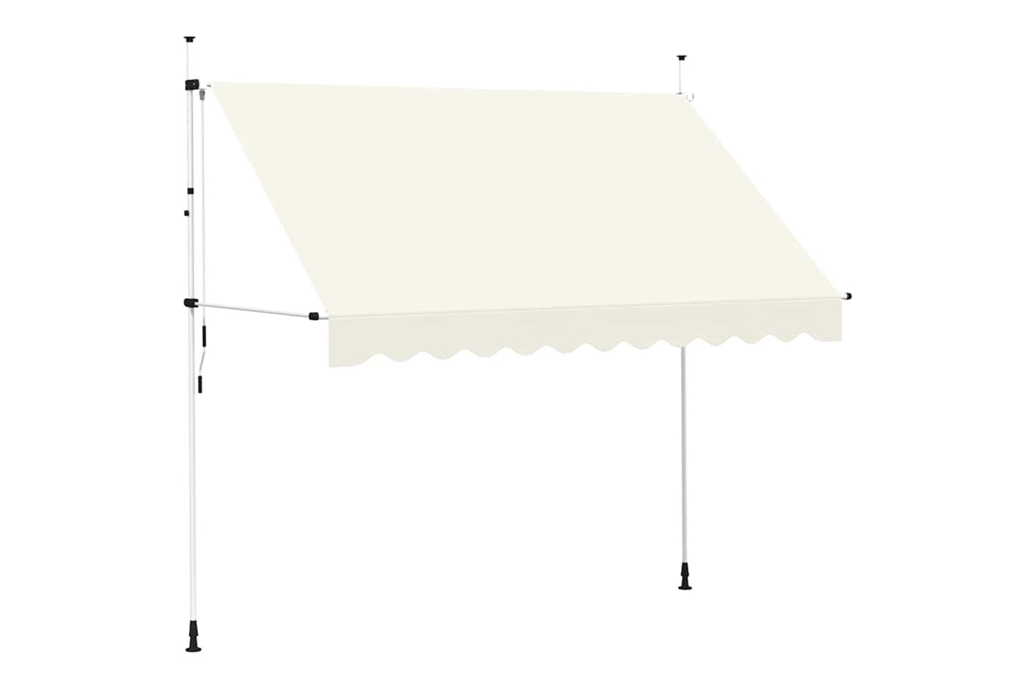 vidaXL 143696 Manual Retractable Awning 300cm Cream