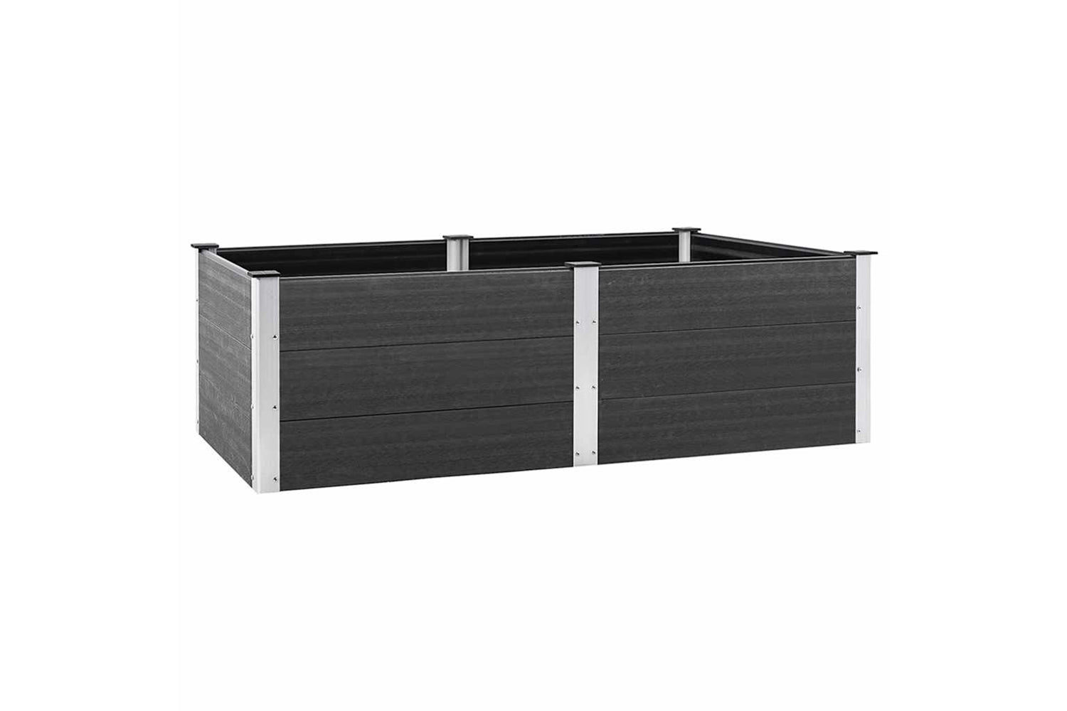 vidaXL 318097 Garden Raised Bed 200x100x54cm Wpc Grey