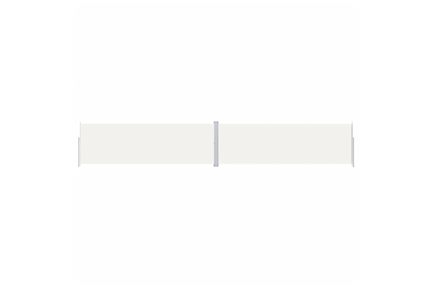 vidaXL 318079 Retractable Side Awning Cream 200x1200cm