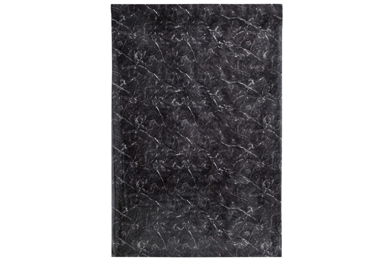 vidaXL 155775 Furniture Sticker Self-adhesive Marble Black 90x500cm Pvc