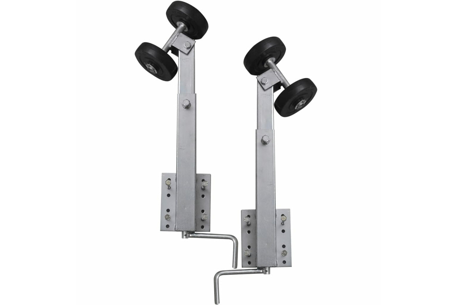 vidaXL 141553 Boat Trailer Double Roller Bow Support Set Of 2 59 - 84cm-2