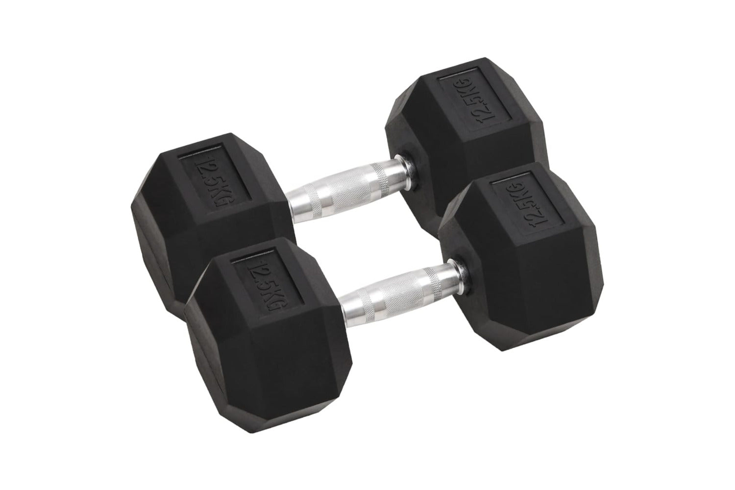 Vidaxl 93605 Dumbbells 2 Pcs 25 Kg Cast Iron-2