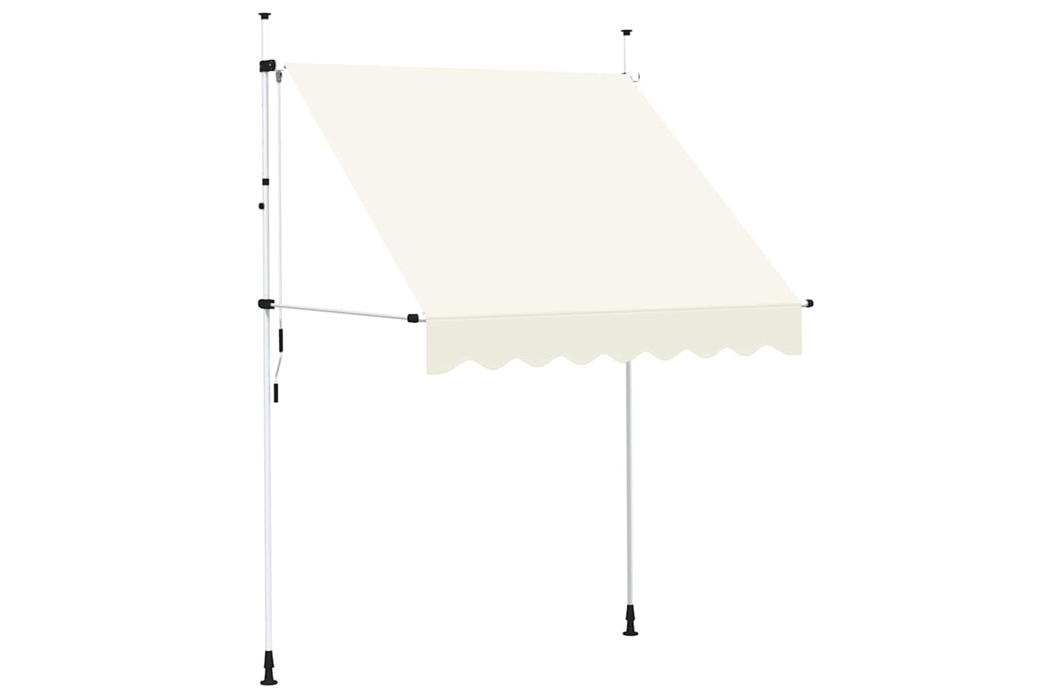 vidaXL 143694 Manual Retractable Awning 200cm Cream