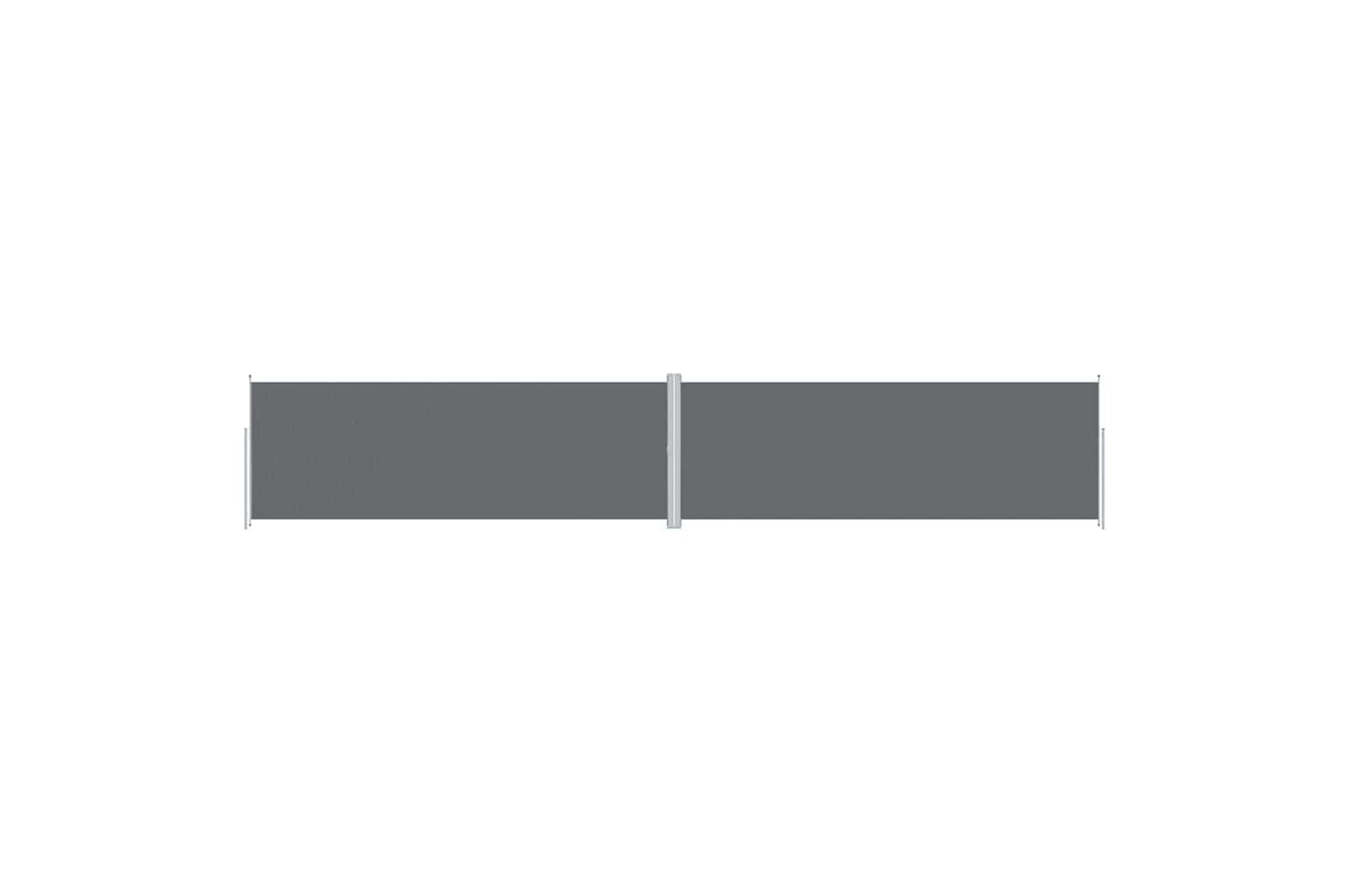vidaXL 318086 Retractable Side Awning Anthracite 220x1200cm