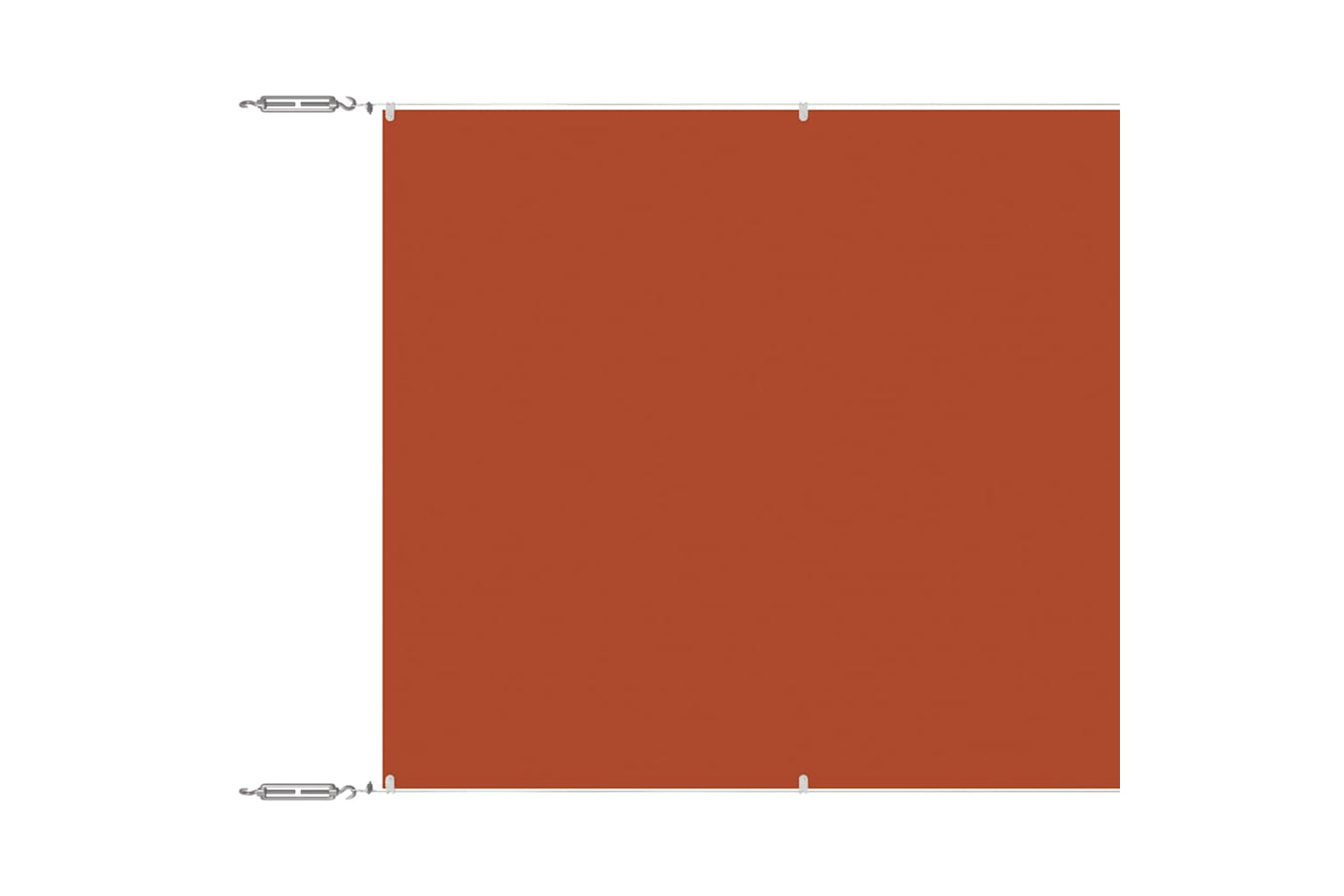 vidaXL 148351 Vertical Awning Terracotta 60x1000cm Oxford Fabric