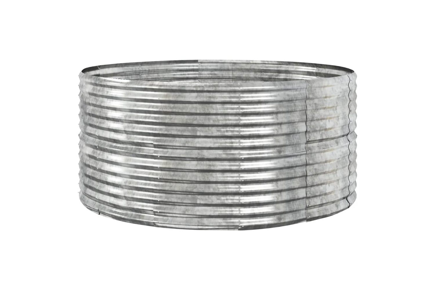 vidaXL 319092 Garden Raised Bed Silver 140x140x68cm Powder-coated Steel