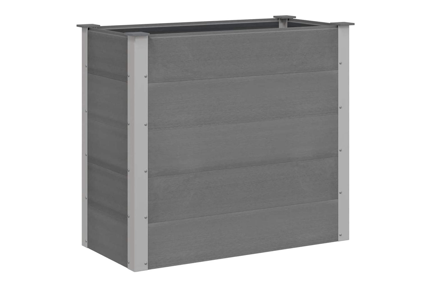 vidaXL 43604 Garden Raised Bed Wpc 100x50x91cm Grey