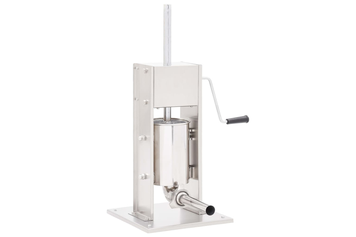 Vidaxl 50961 Manual Sausage Stuffer Silver 3 L Stainless Steel