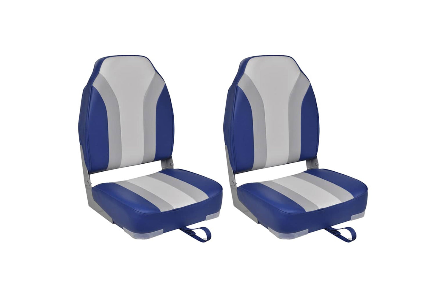 Vidaxl Foldable Boat Chairs 2 Pcs High Backrest-2