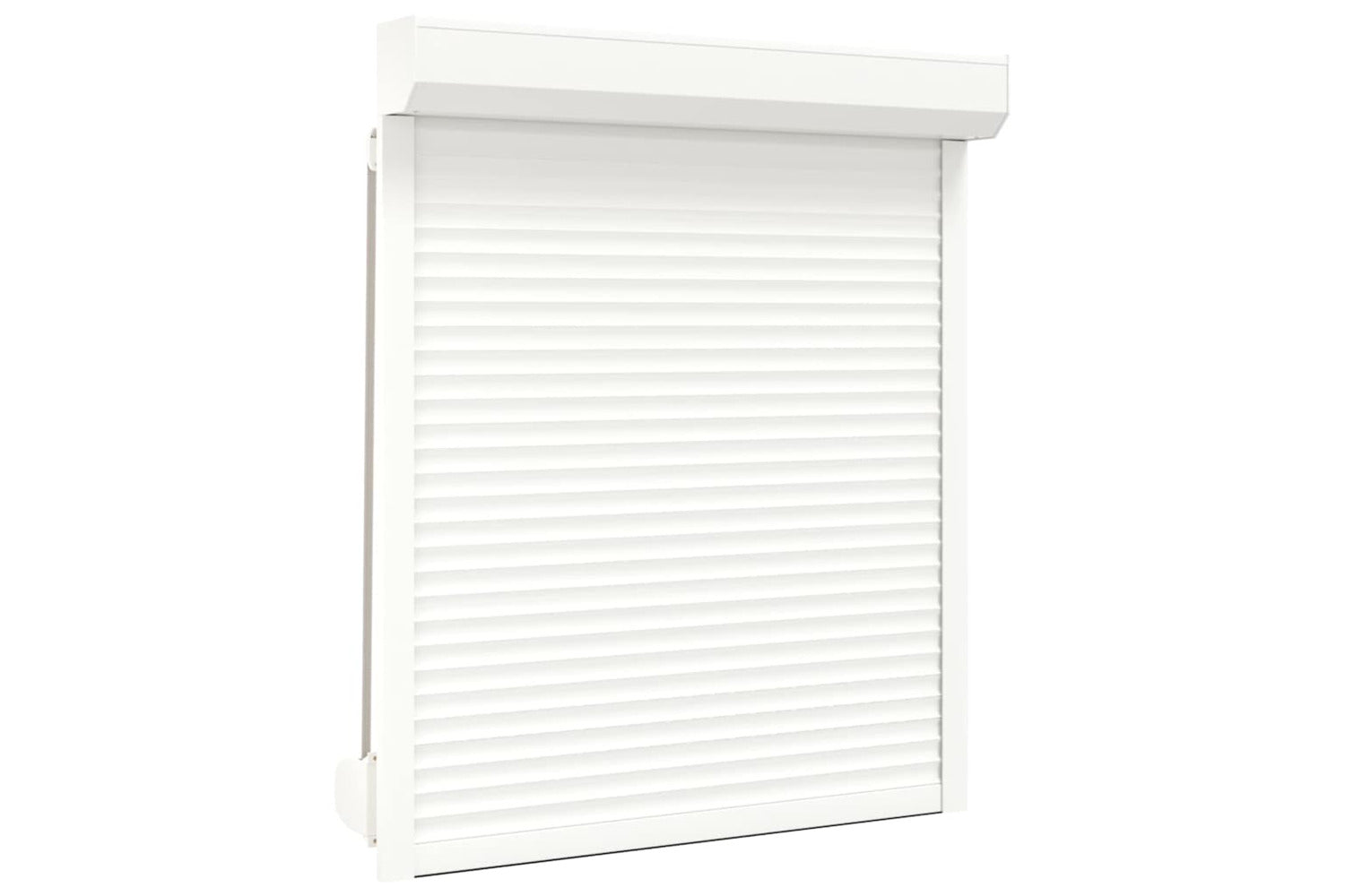 Vidaxl Roller Shutter Aluminium 110x130 Cm White-2
