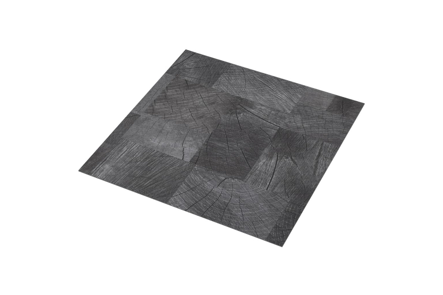 Vidaxl Pvc Flooring Plank Self-adhesive 5.11 MÂ² Wood Structure Grey-2