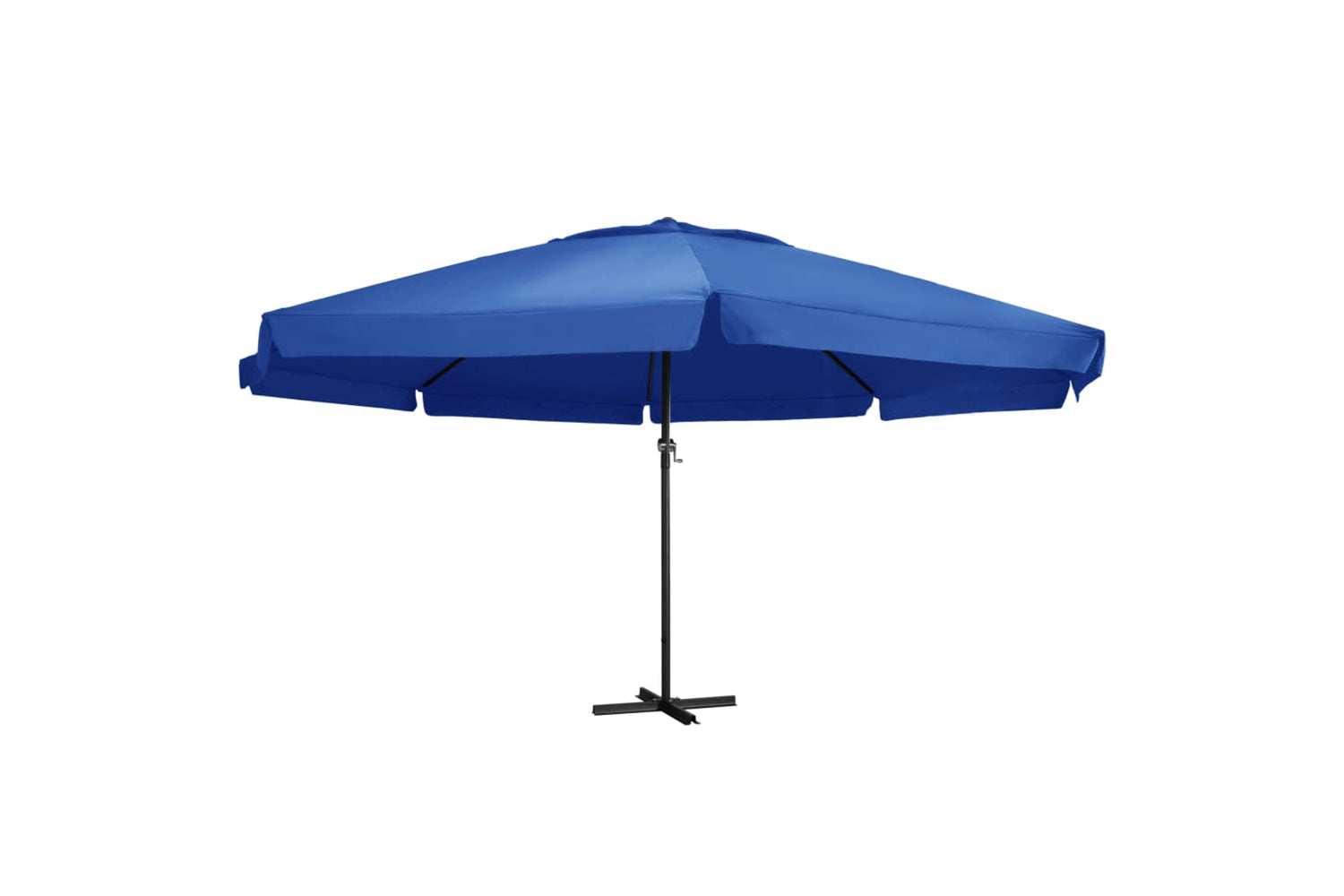 vidaXL 47369 Outdoor Parasol With Aluminium Pole 500cm Azure Blue