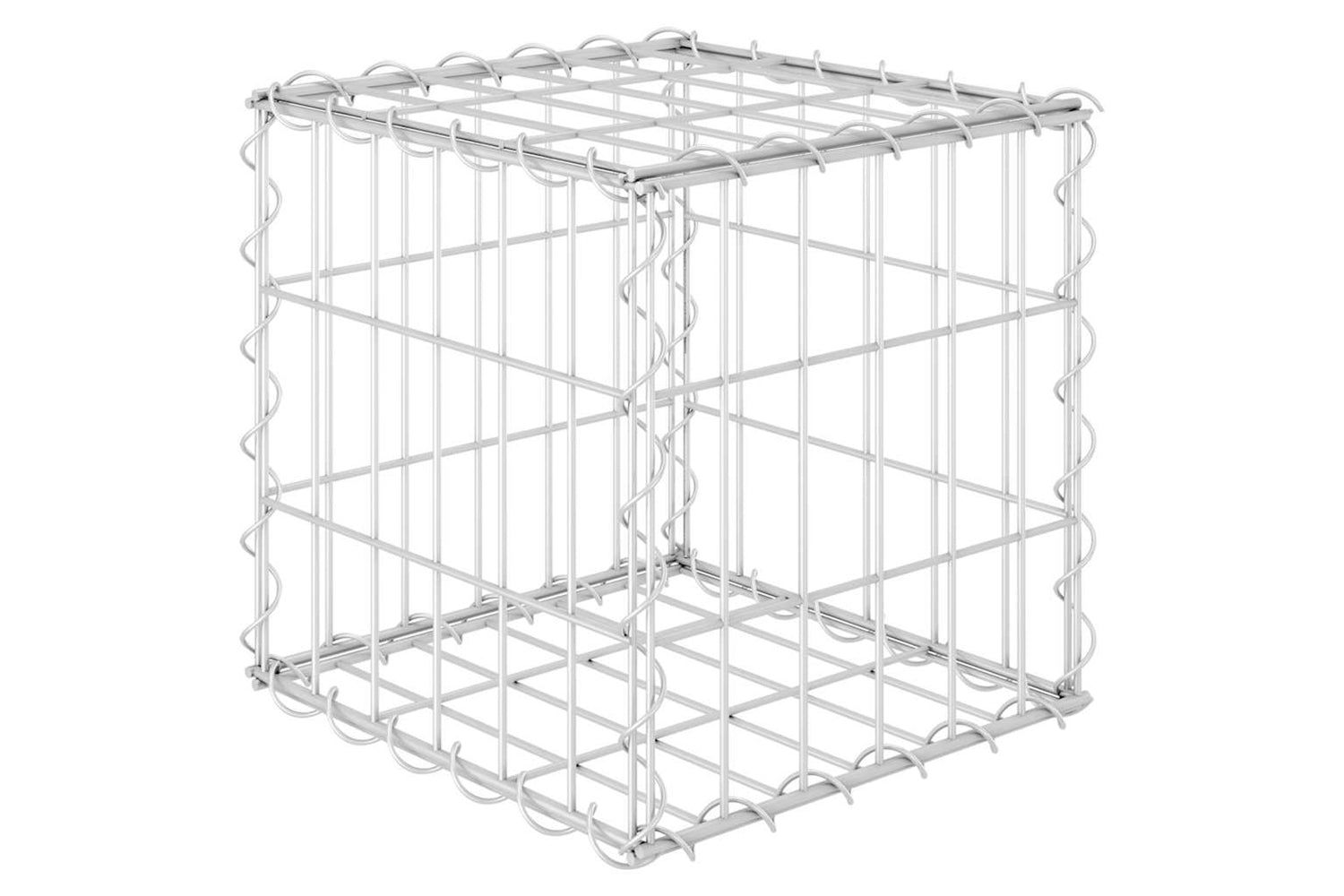 vidaXL 145648 Cube Gabion Raised Bed Steel Wire 30x30x30cm