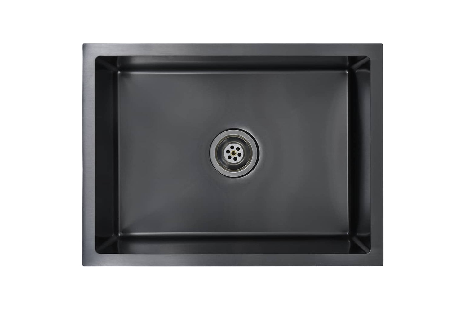 Vidaxl 145084 Handmade Kitchen Sink Black Stainless Steel