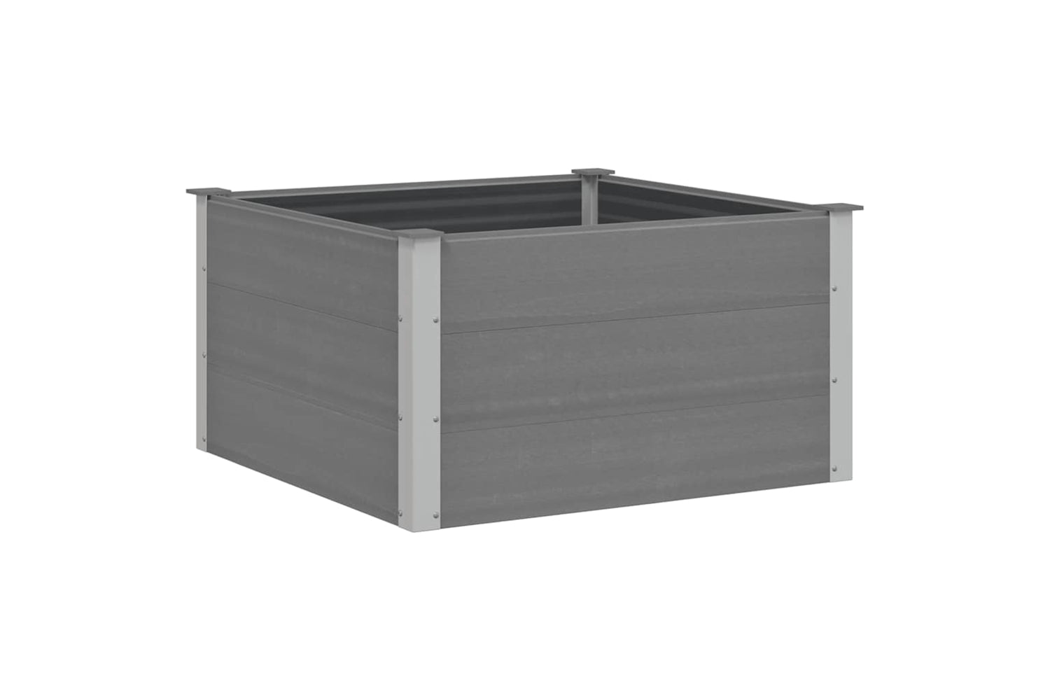 vidaXL 43605 Garden Raised Bed Wpc 100x100x54cm Grey