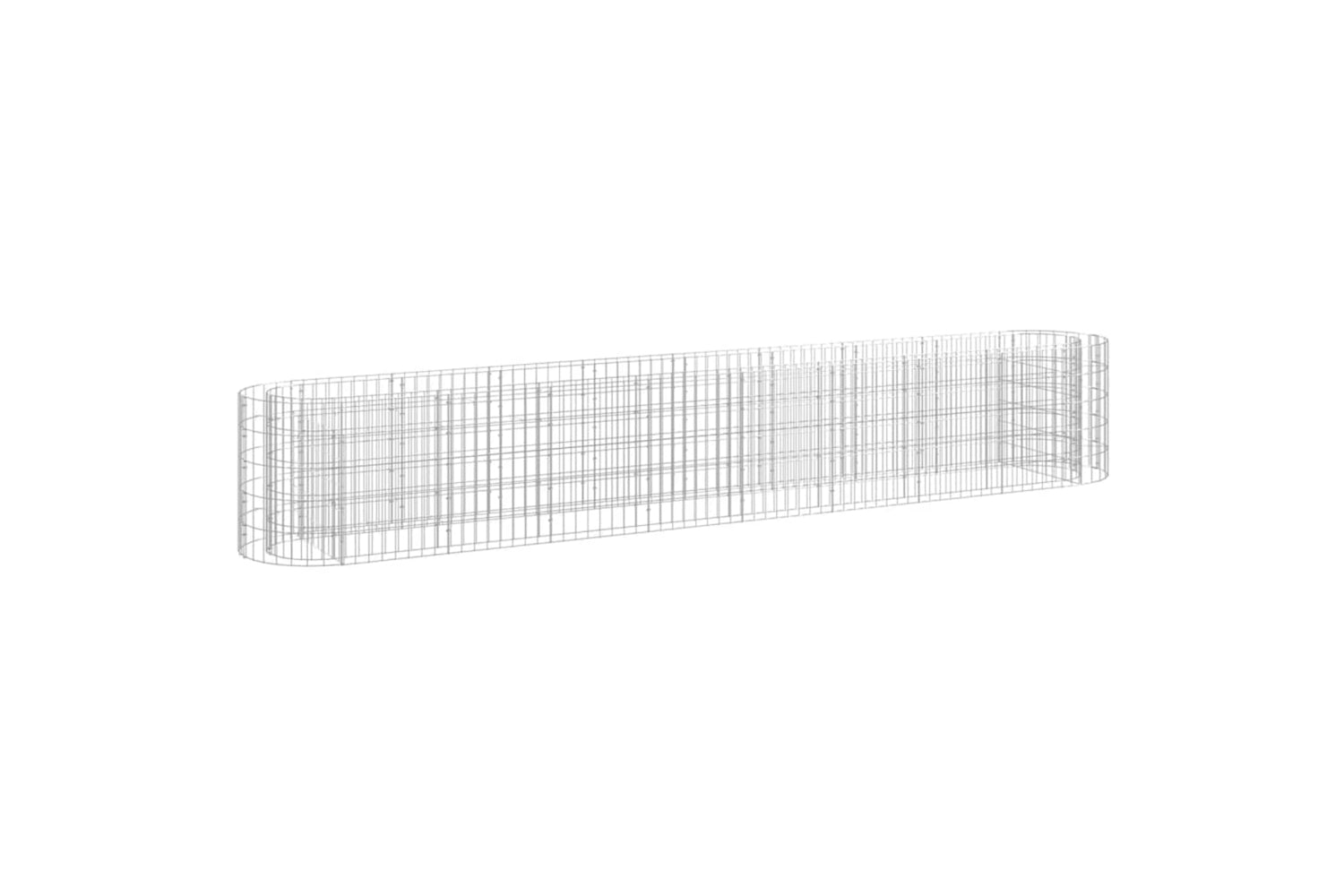 vidaXL 152027 Gabion Raised Bed Galvanised Iron 330x50x50cm