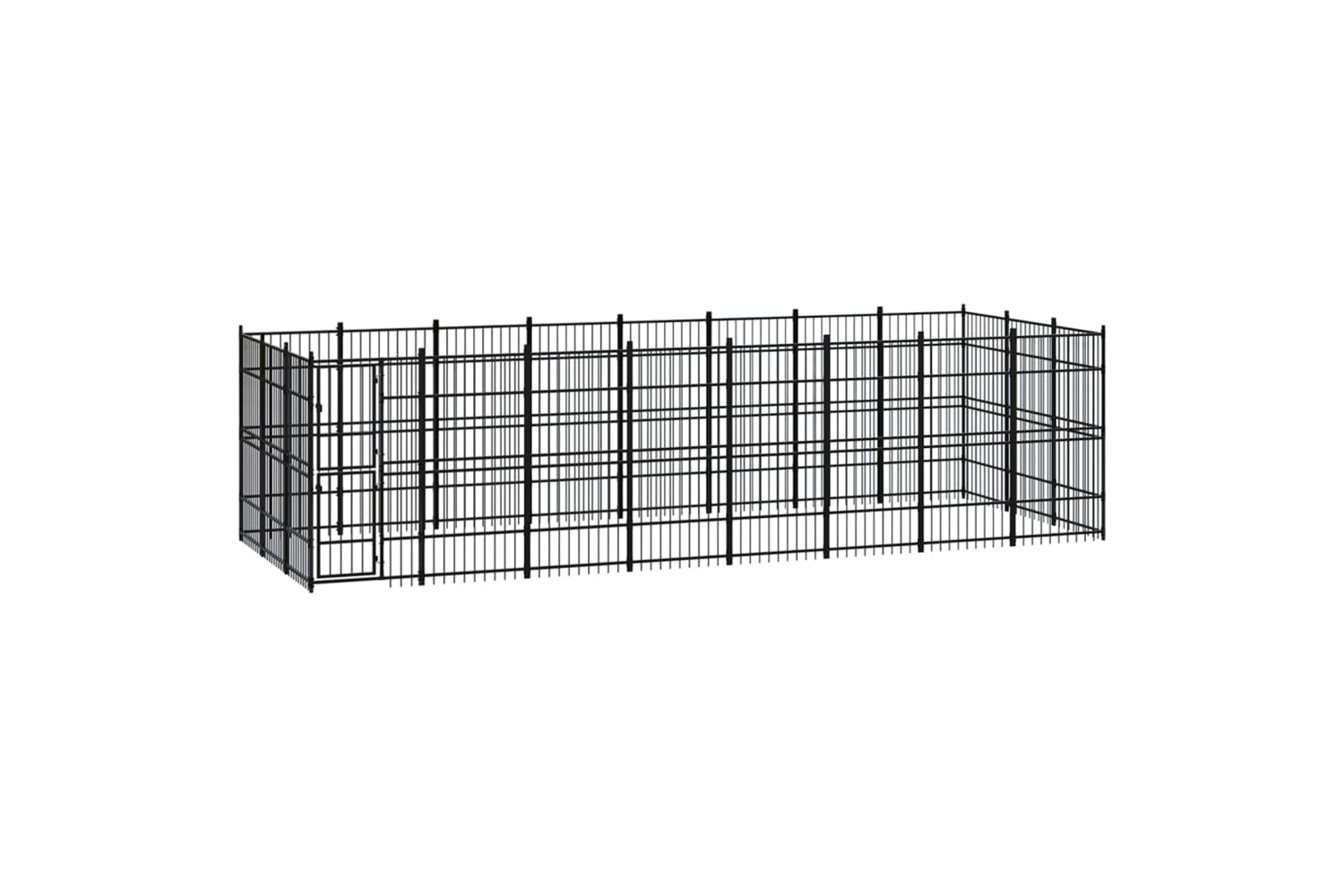 Vidaxl 3097979 Outdoor Dog Kennel Steel 22.12 M2