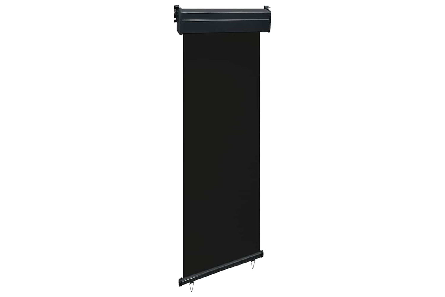 vidaXL Balcony Side Awning 65x250cm Black