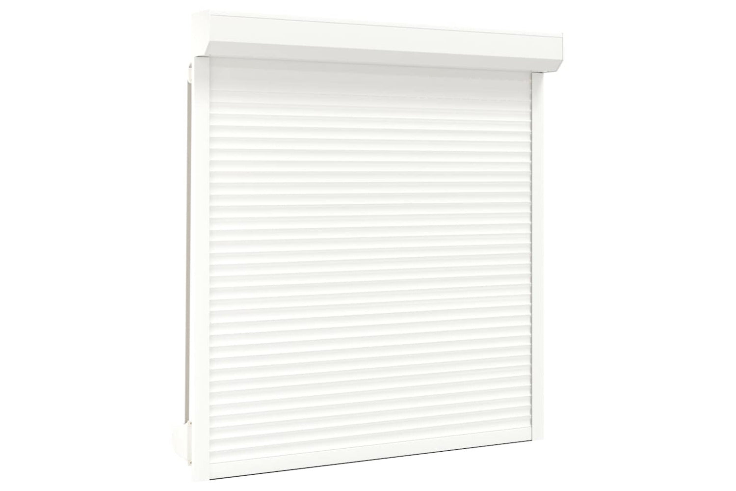 Vidaxl Roller Shutter Aluminium 140x150 Cm White-2