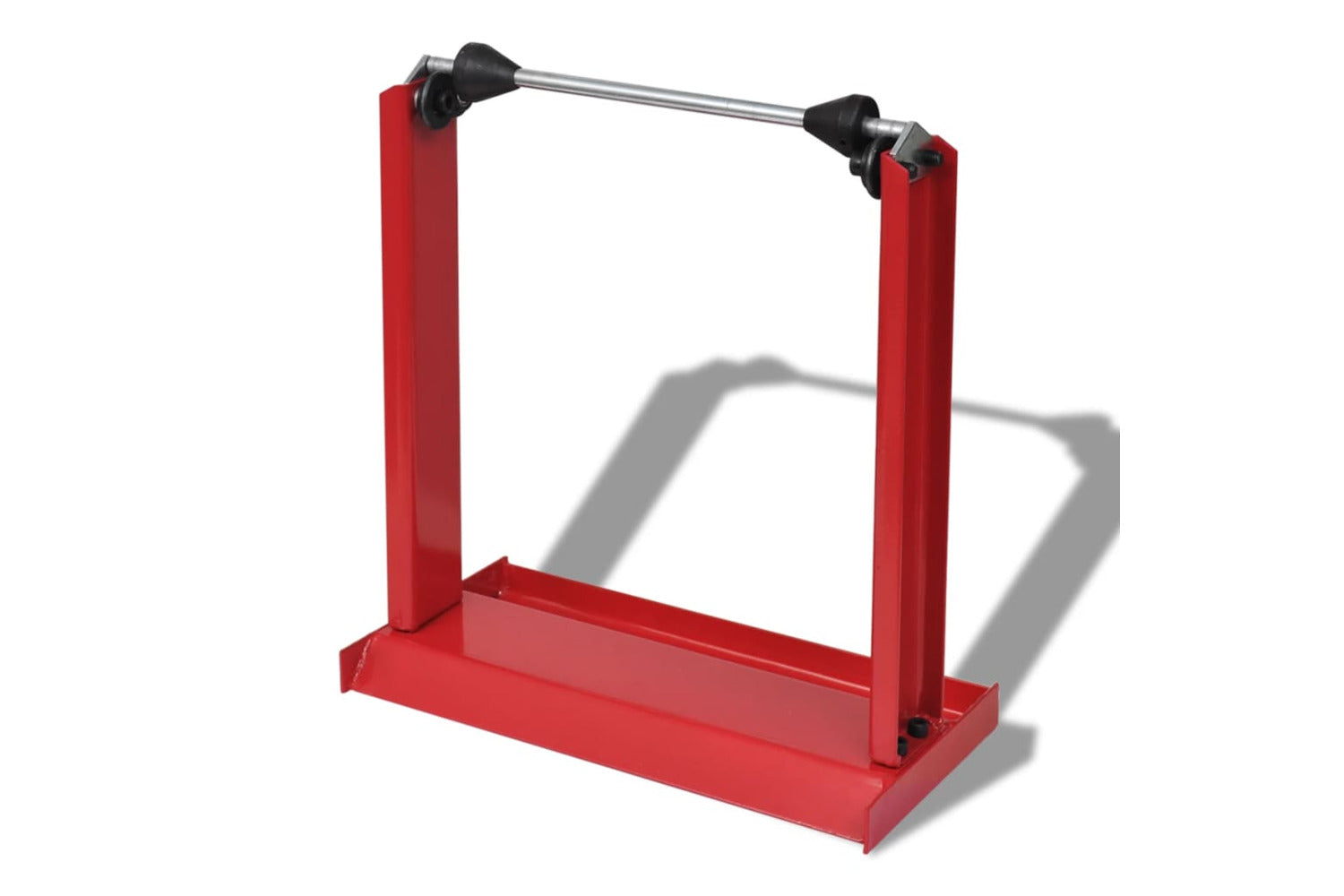 Vidaxl 210224 Professional Motorcycle Wheel Balancing Stand Red-2
