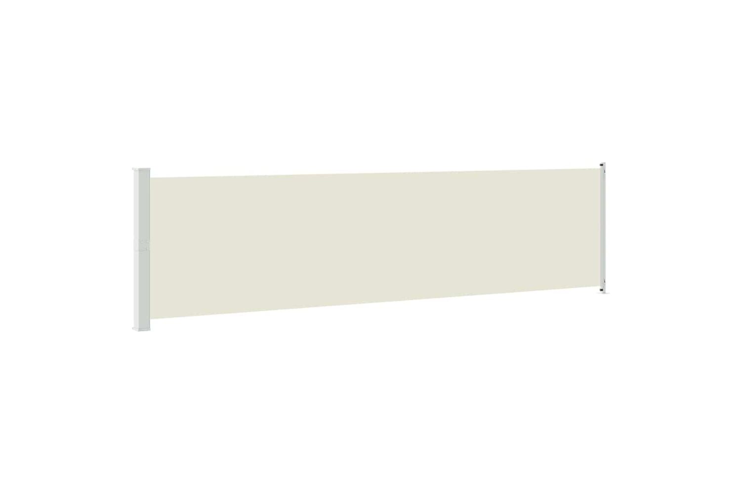 vidaXL Patio Retractable Side Awning 600x160cm Cream