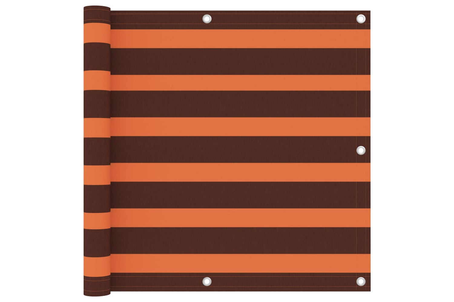 vidaXL 134929 Balcony Screen Orange And Brown 90x400cm Oxford Fabric
