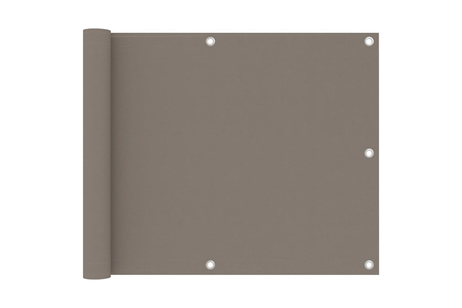 vidaXL 134984 Balcony Screen Taupe 75x300cm Oxford Fabric