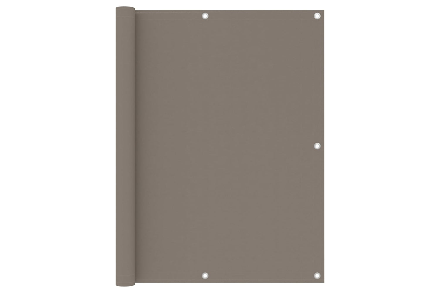 vidaXL 134994 Balcony Screen Taupe 120x500cm Oxford Fabric