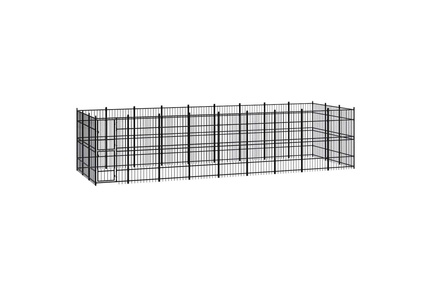 Vidaxl 3097980 Outdoor Dog Kennel Steel 24.88 M2