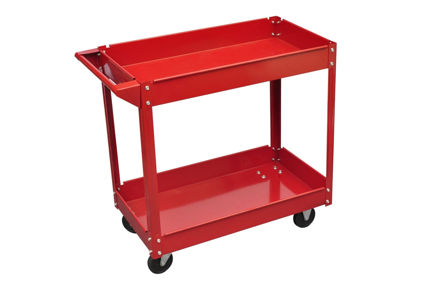 Vidaxl 140154 Workshop Tool Trolley 100 Kg Red