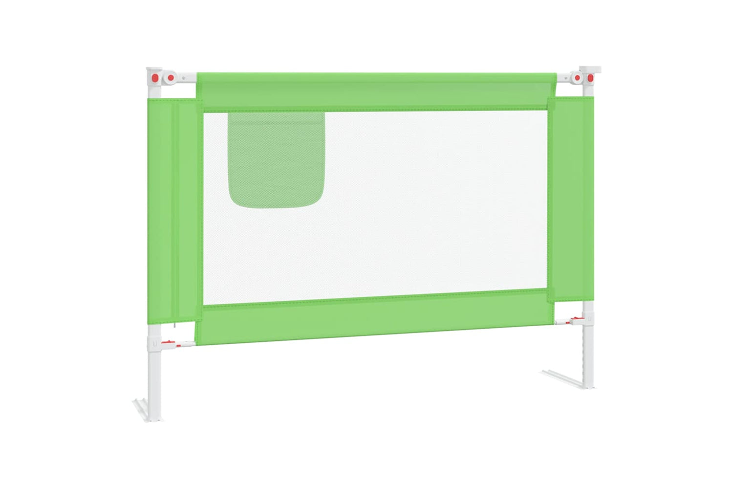 vidaXL 10189 Toddler Safety Bed Rail Green 90x25cm Fabric