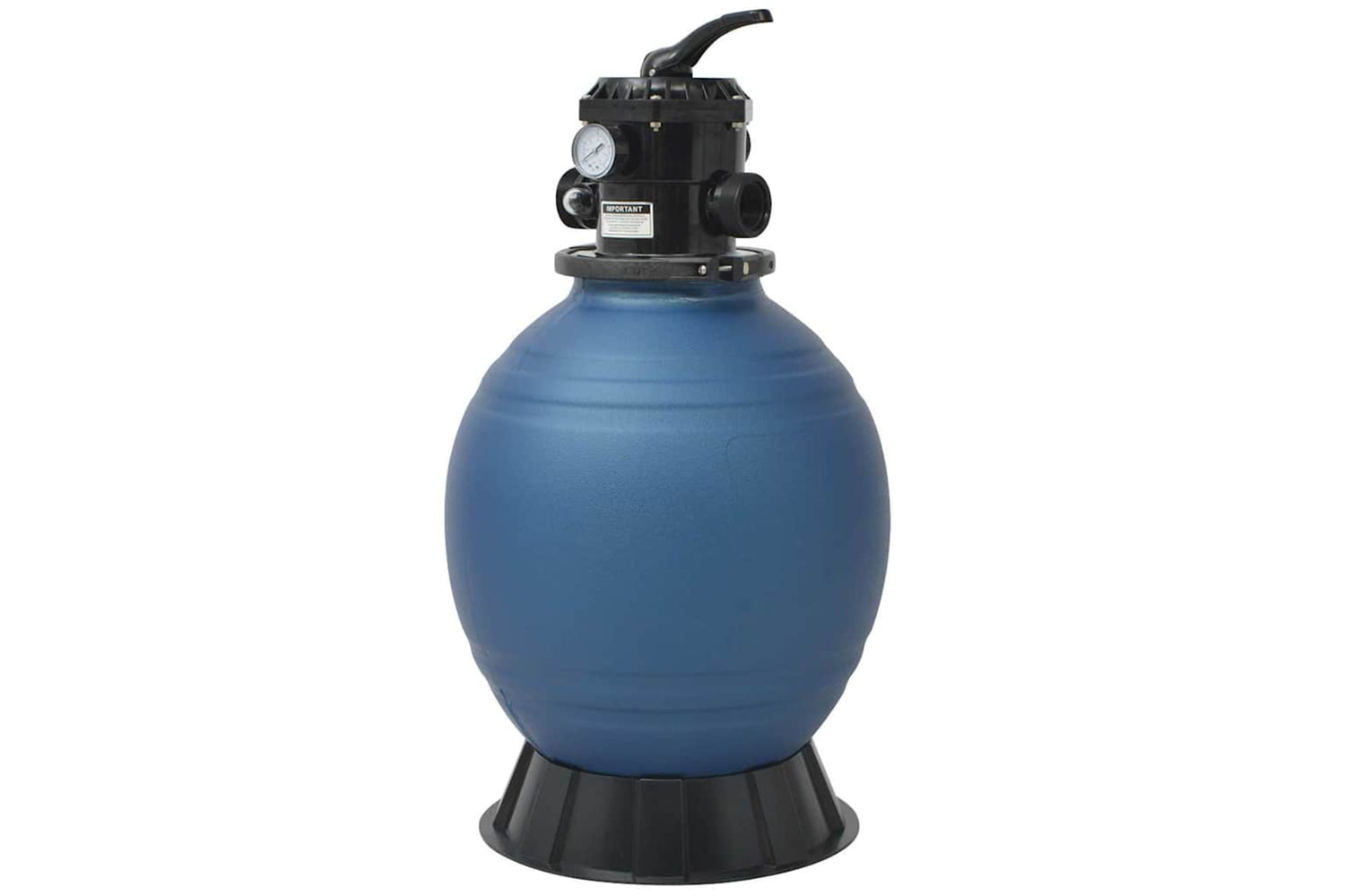 vidaXL 91169 Pool Sand Filter With 6 Position Valve Blue 460mm