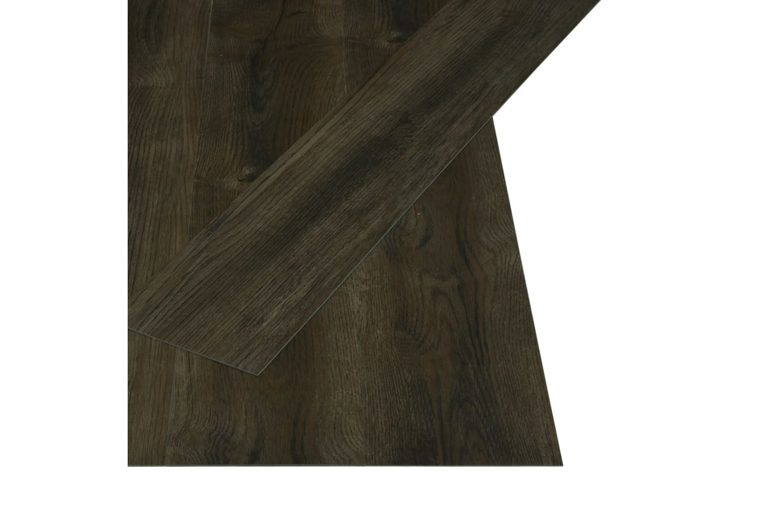 Vidaxl Self-adhesive Flooring Planks 4.46 MÂ² 3 Mm Pvc Dark Brown-2
