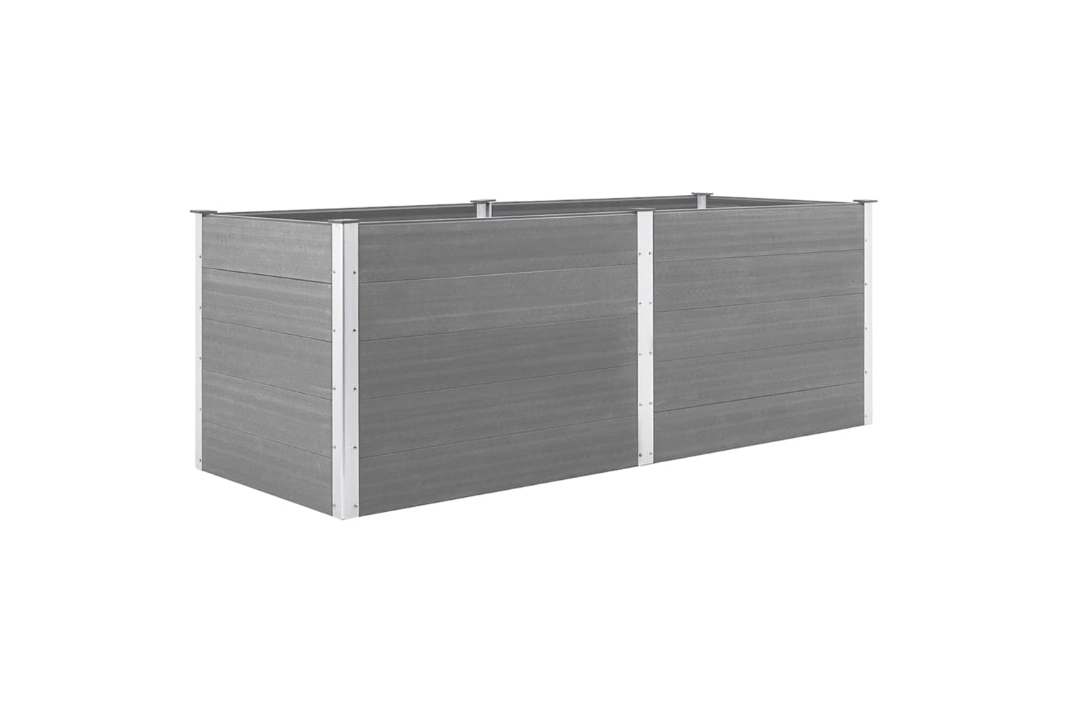 vidaXL 49060 Garden Raised Bed 250x100x91cm Wpc Grey