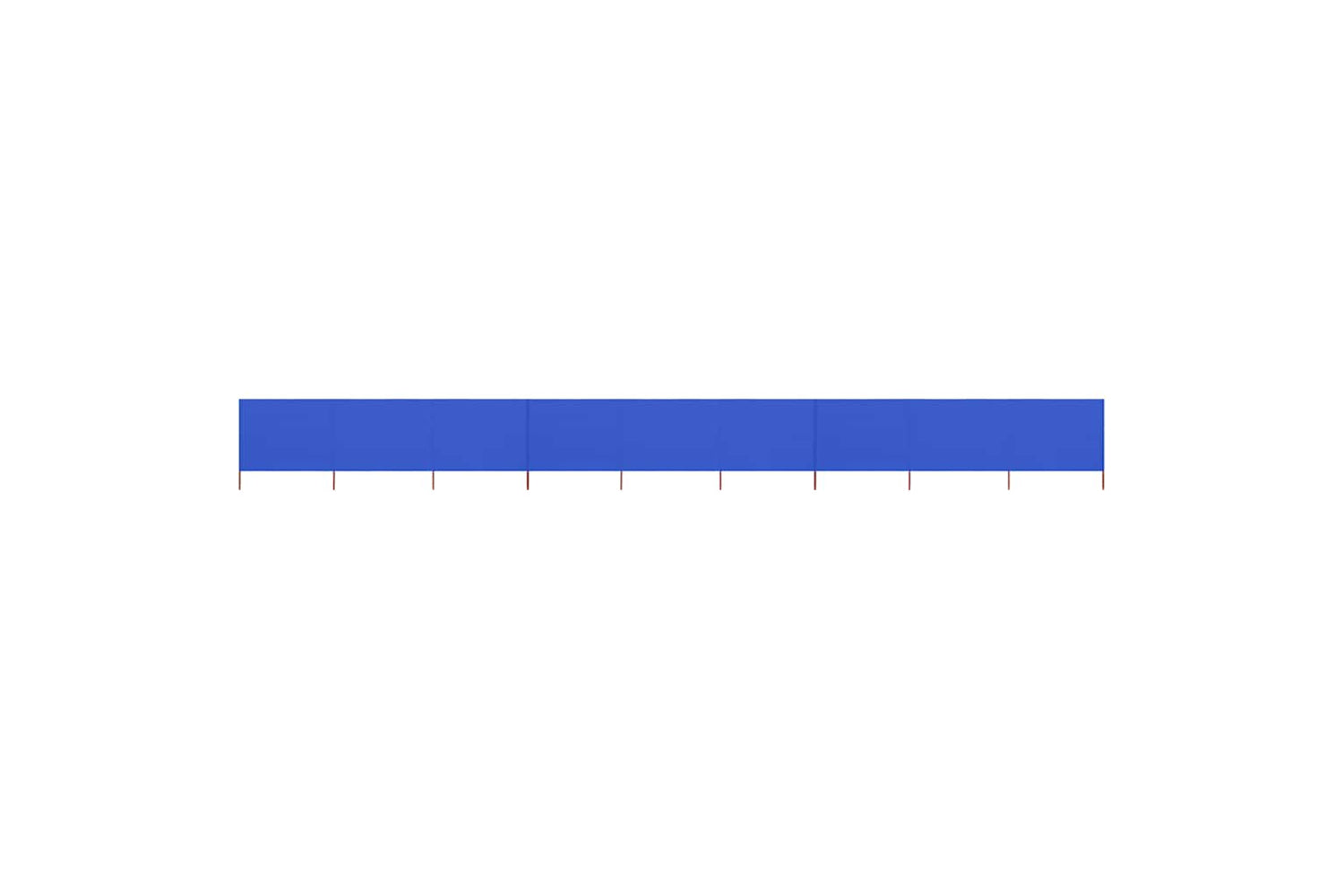 vidaXL 47191 9-panel Wind Screen Fabric 1200x80cm Azure Blue