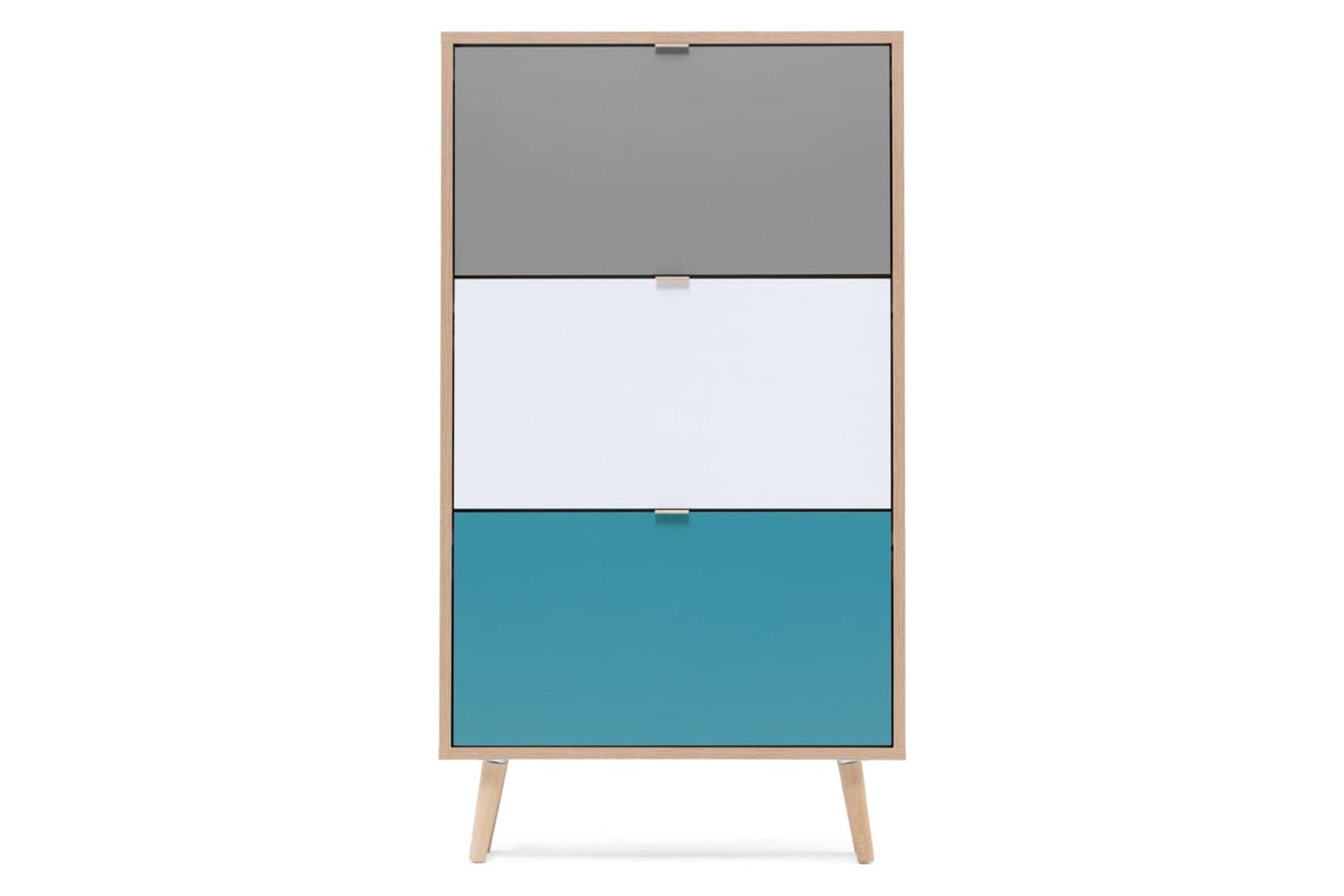 Finori Shoe Cabinet 42 Sonoma Oak And Tricolour