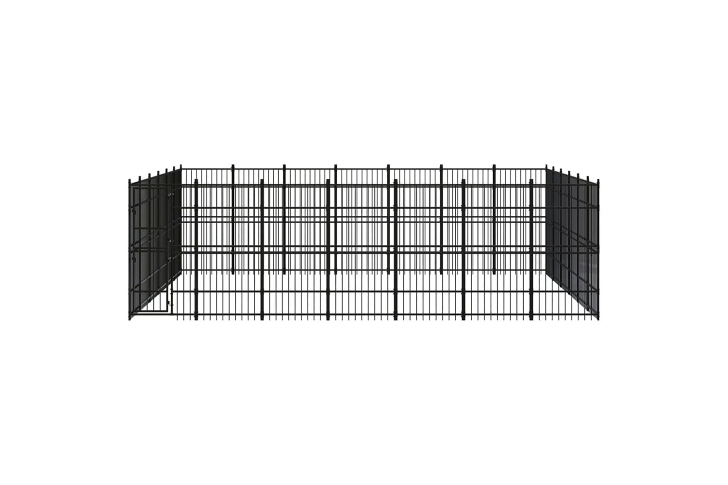 Vidaxl 3097996 Outdoor Dog Kennel Steel 38.71 M2-2