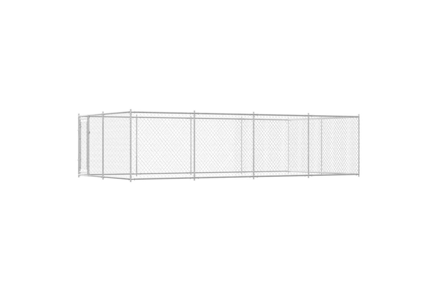 Vidaxl Outdoor Dog Kennel 7.6x3.8x1.9 M