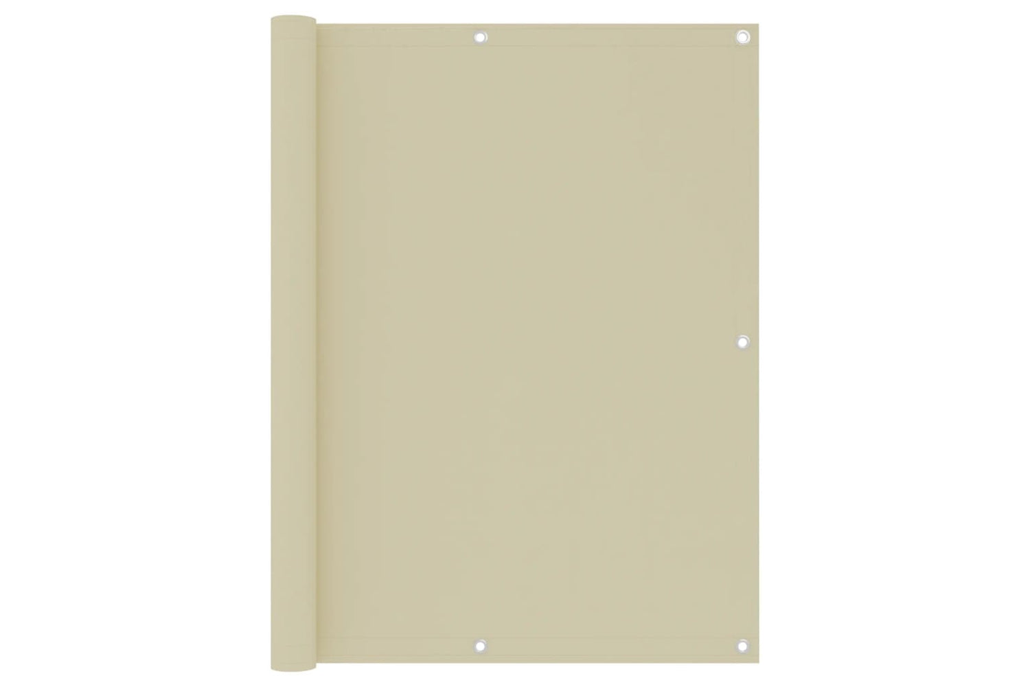 vidaXL 134959 Balcony Screen Cream 120x600cm Oxford Fabric