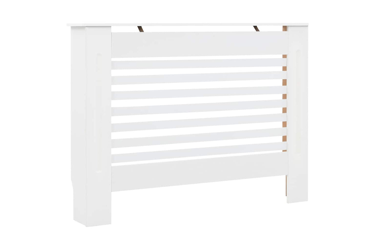 vidaXL Radiator Cover White 112x19x81.5cm Mdf
