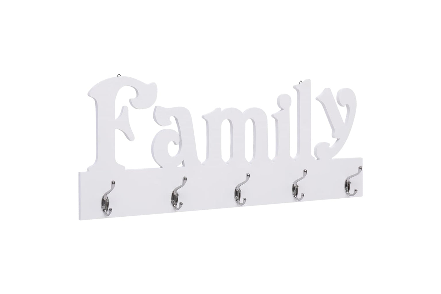 vidaXL 284245 Wall Mounted Coat Rack Family 74x29.5cm