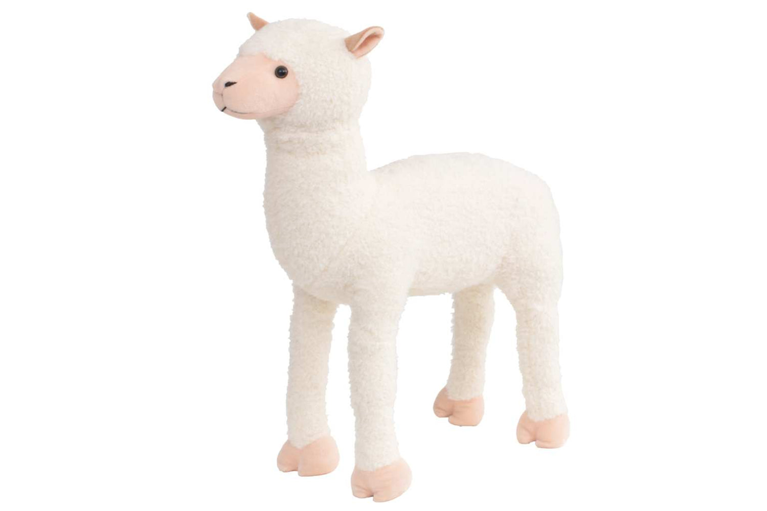 vidaXL 91338 Standing Plush Toy Alpaca White Xxl