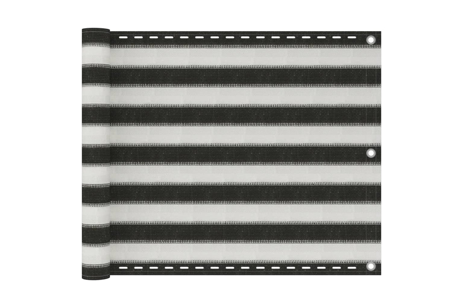 vidaXL 42317 Balcony Screen Hdpe 75x600cm Anthracite And White