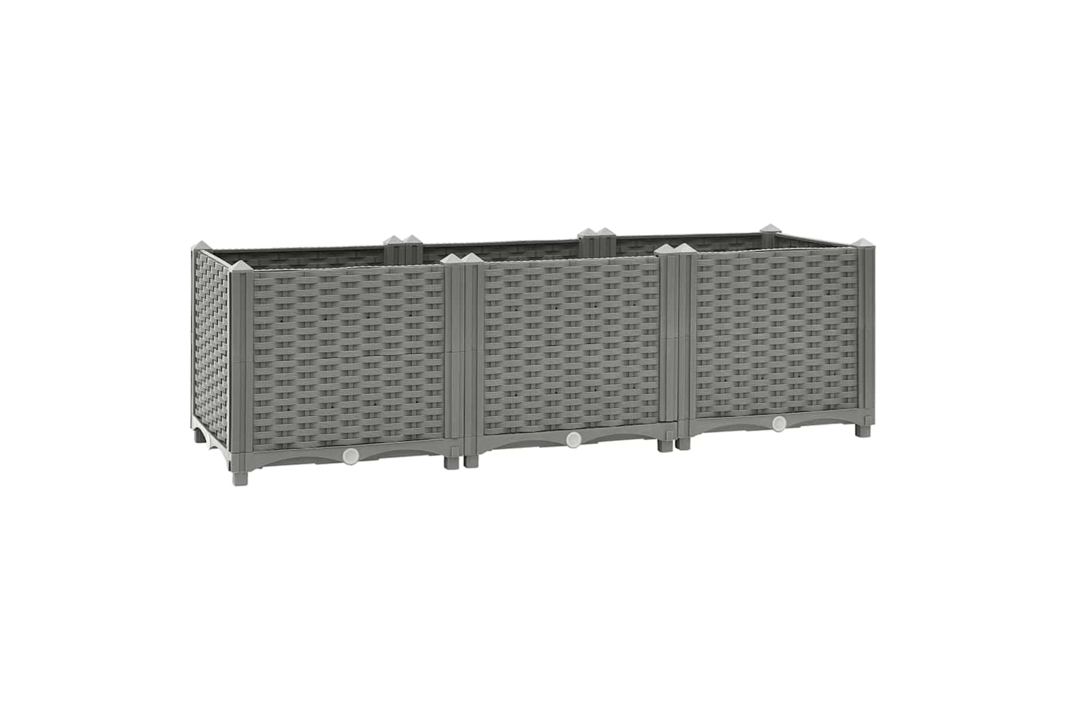 vidaXL Raised Bed 120x40x38cm Polypropylene