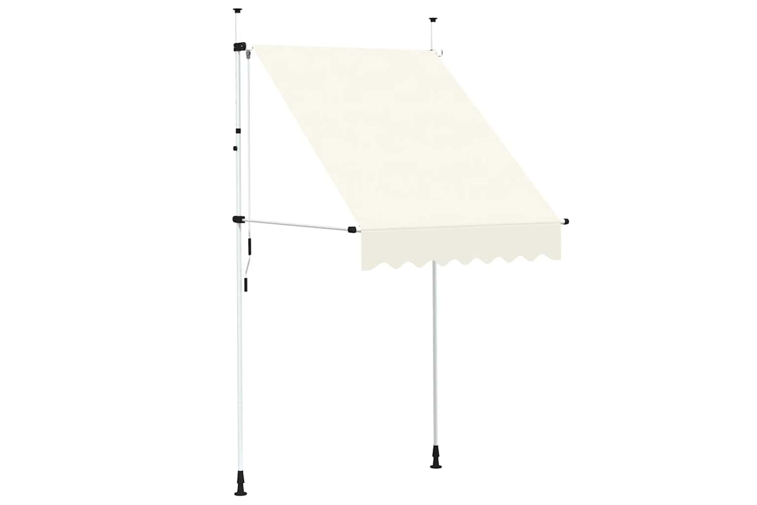 vidaXL 143693 Manual Retractable Awning 150cm Cream