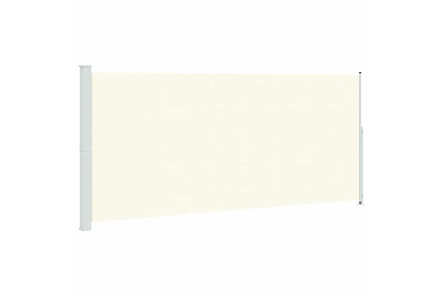 vidaXL 313430 Patio Retractable Side Awning 220x500cm Cream